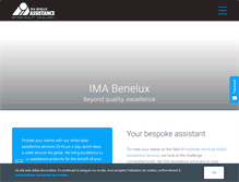 Tablet Screenshot of imabenelux.com